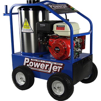 PowerJet commercial hot water gas pressure washers