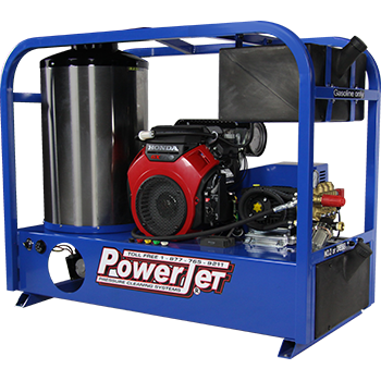 PowerJet industrial hot water gas pressure washers