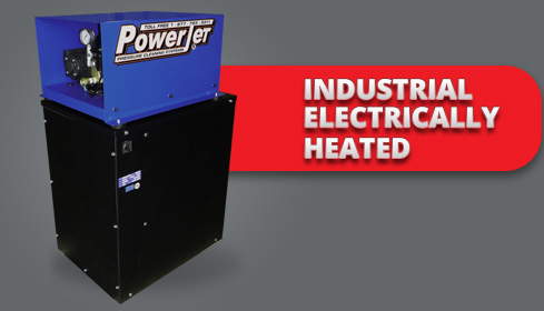 PowerJet industrial electrically heated pressure washer