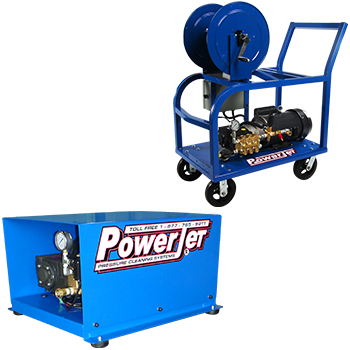 PowerJet industrial cold water electric pressure washer