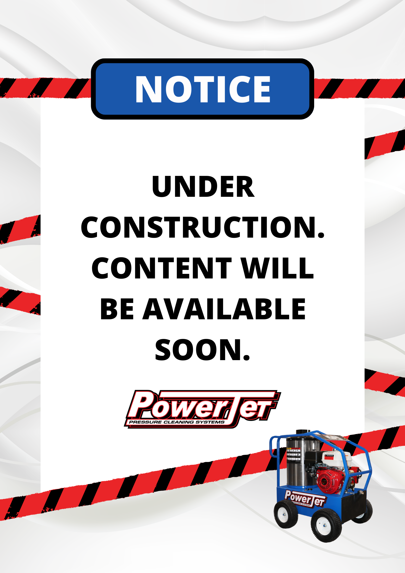 The PowerJet Dealer Portal is currently Under Construction.
